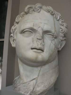 Domitian's Head in Ephesus Museum