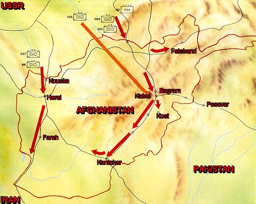 USSR vs Afghanistan 1979-1989